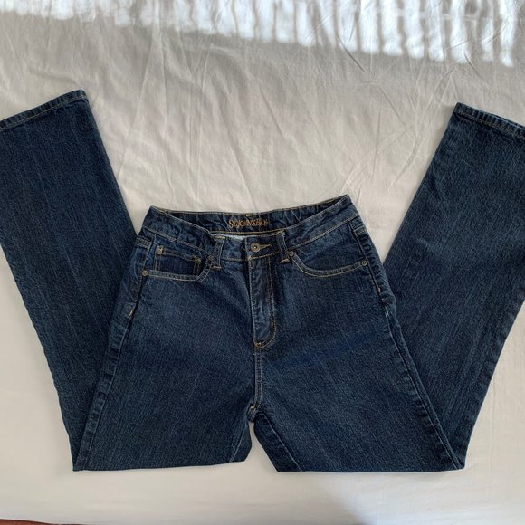 St. John's Bay Women's Boot Cut Jeans, Size 8 - Picture 4 of 6